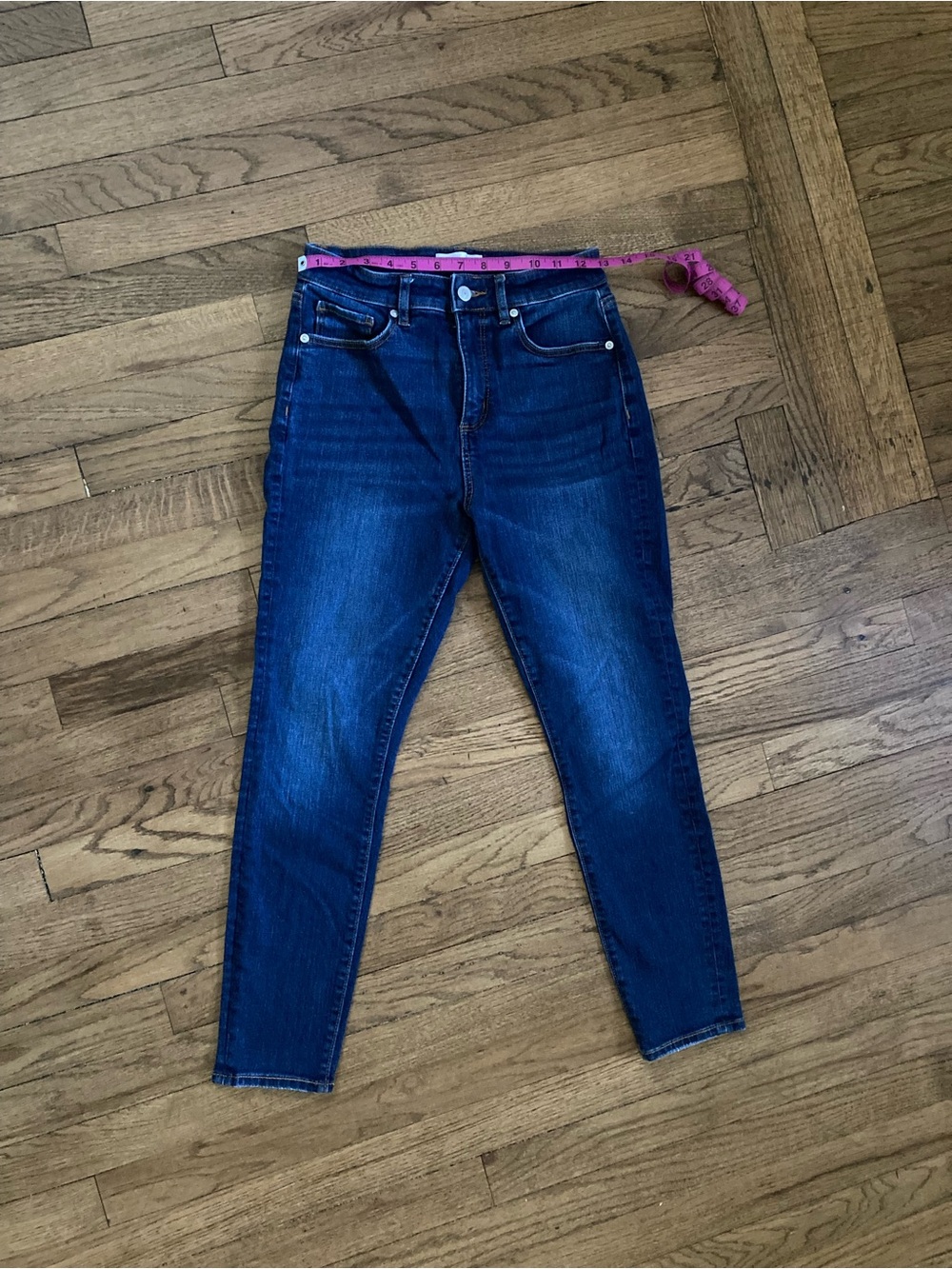 LOFT Curvy Cut High-Rise Skinny Jeans Size 4 Petite